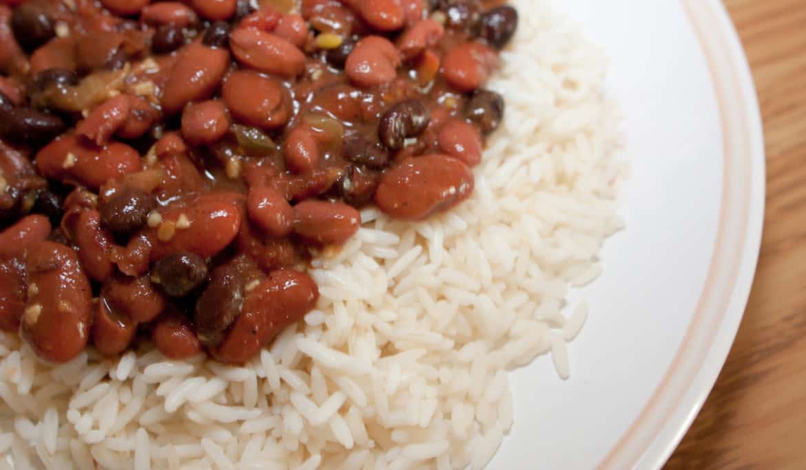 Fagioli E Riso Per La Cena